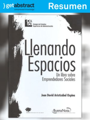 cover image of Llenando espacios (resumen)